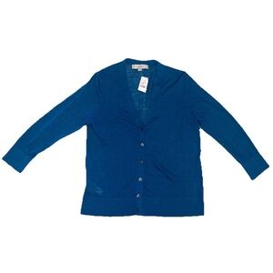 Ann Taylor Loft NEW Ramie Blend Cardigan Sweater Sz M